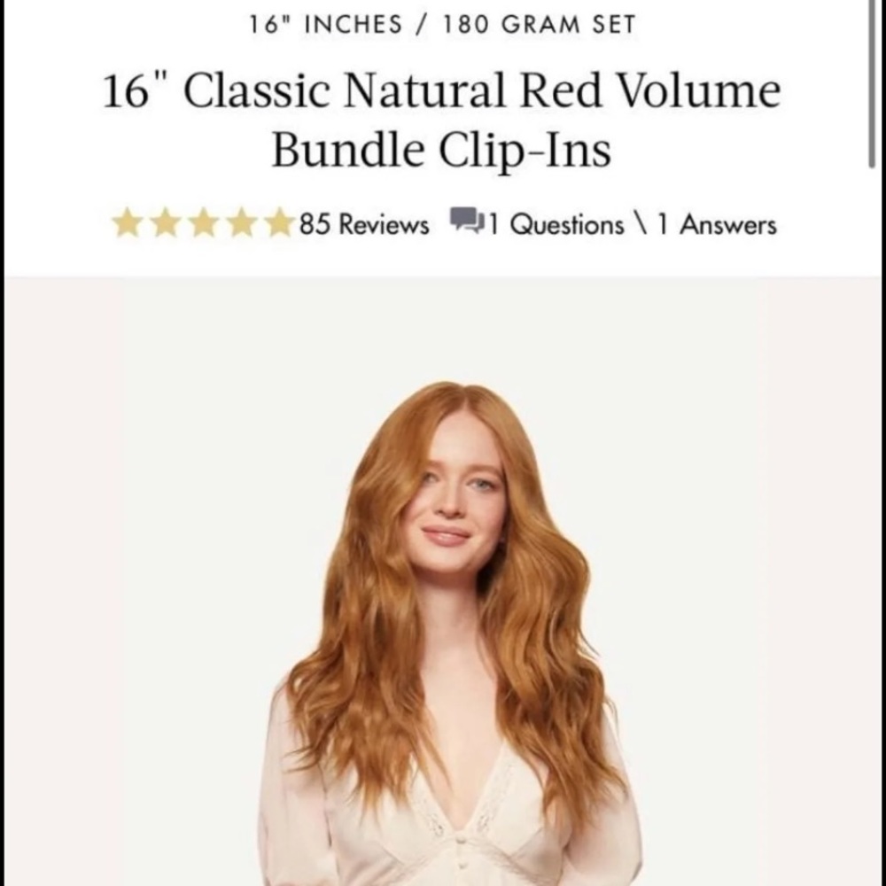 Red Luxy Hair Extensions